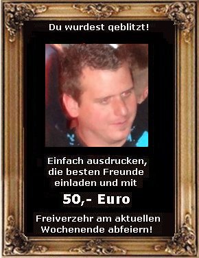 Du wurdest geblitzt Du wurdest geblitzt